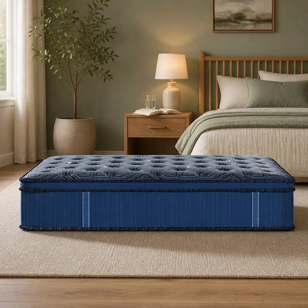 Single Euro Top Spring Mattress 30CM Pocket Coil System