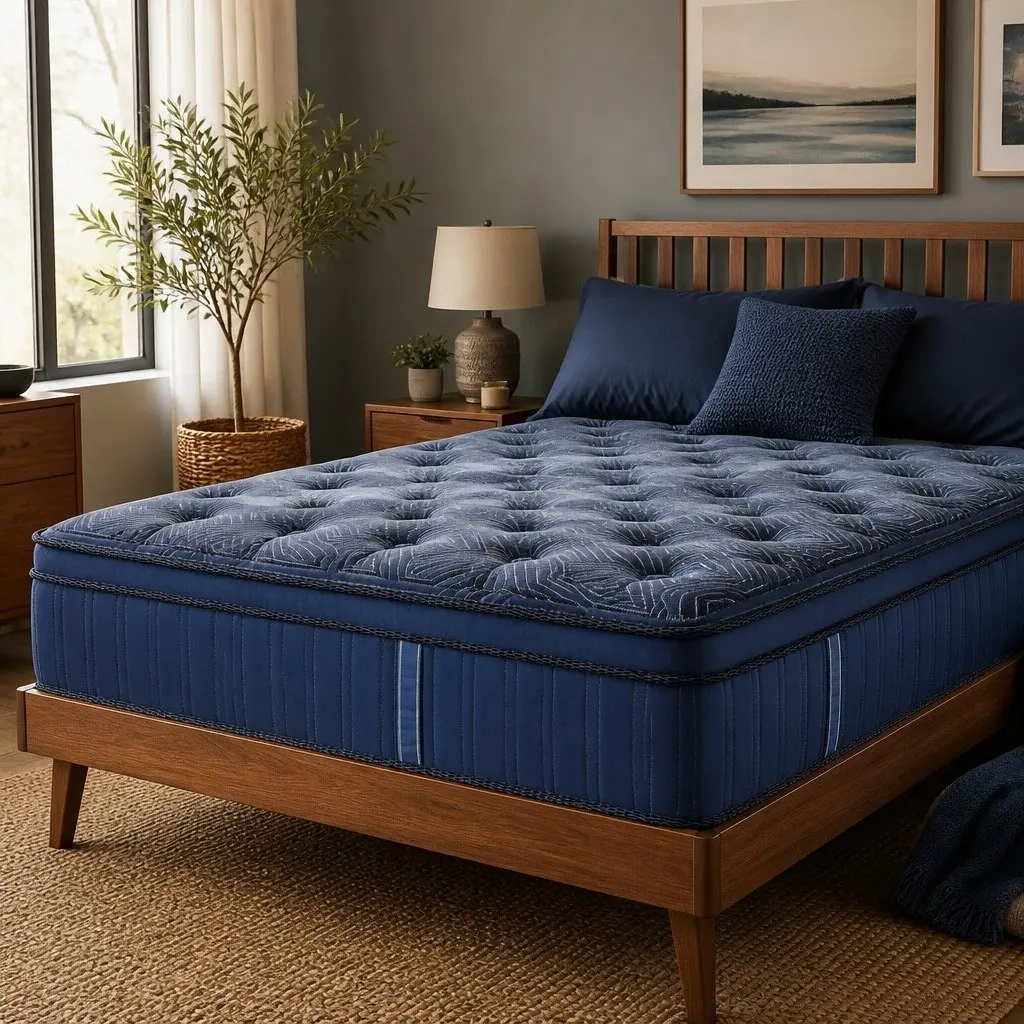 Single Euro Top Spring Mattress 30CM Pocket Coil System