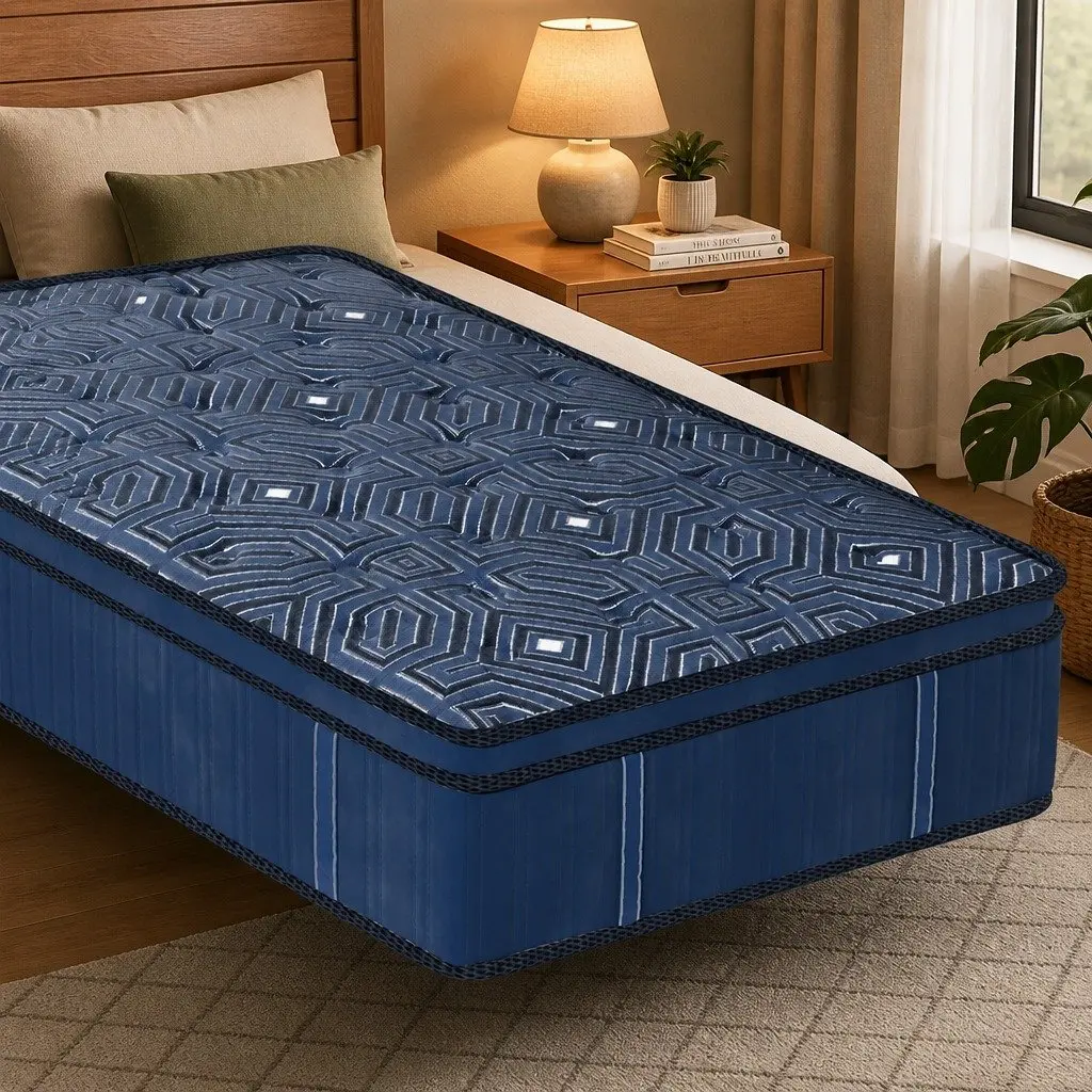 Single Euro Top Spring Mattress 30CM Pocket Coil System
