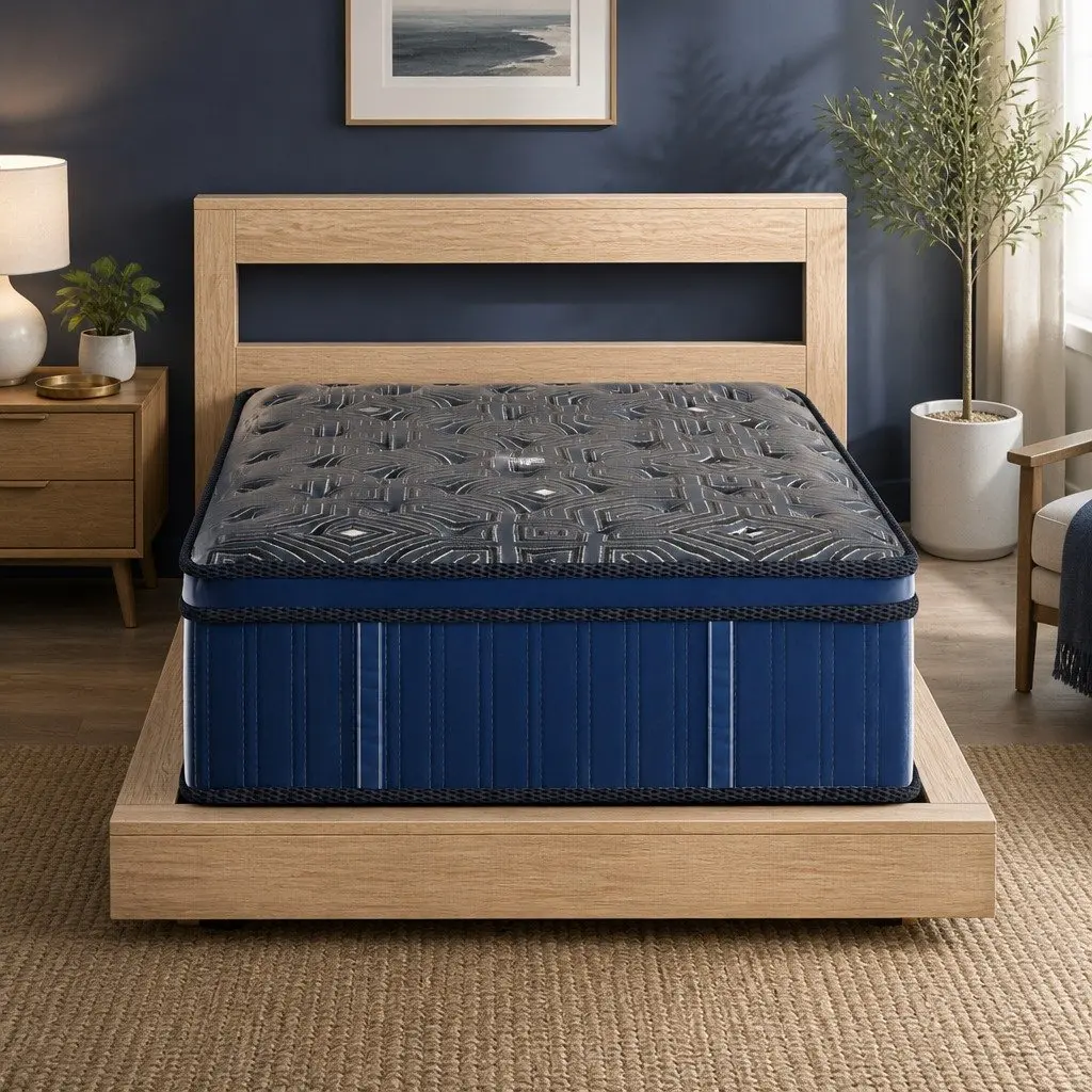 Single Euro Top Spring Mattress 30CM Pocket Coil System