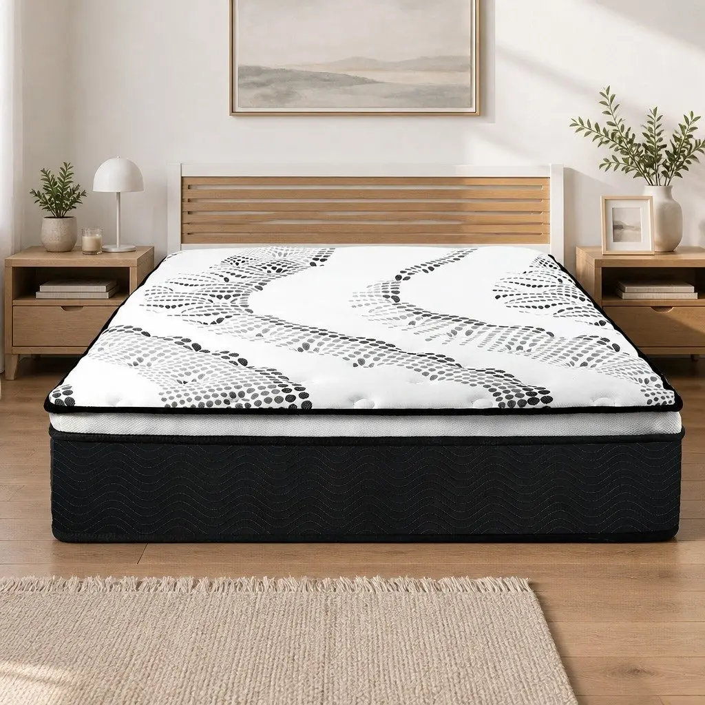 7 Zone Pocket Spring Mattress Double Bed Hybrid Foam Comfort