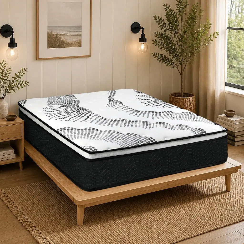 7 Zone Pocket Spring Mattress Double Bed Hybrid Foam Comfort