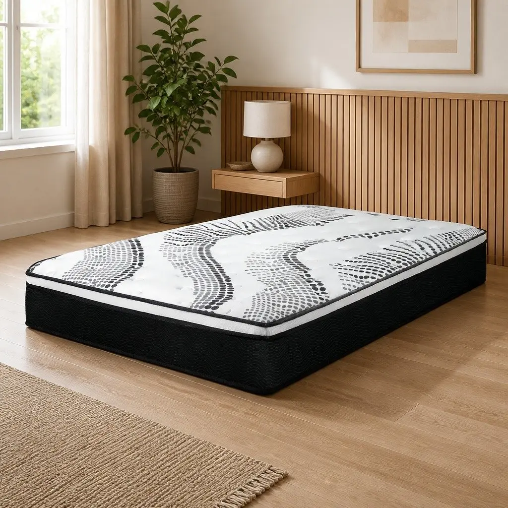 7 Zone Pocket Spring Mattress Hybrid Foam Support 32cm King Single