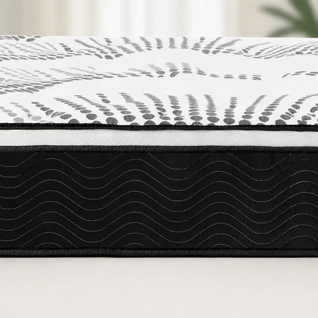 7 Zone Pocket Spring Mattress King Medium Firm Hybrid Foam Support Orthopedic