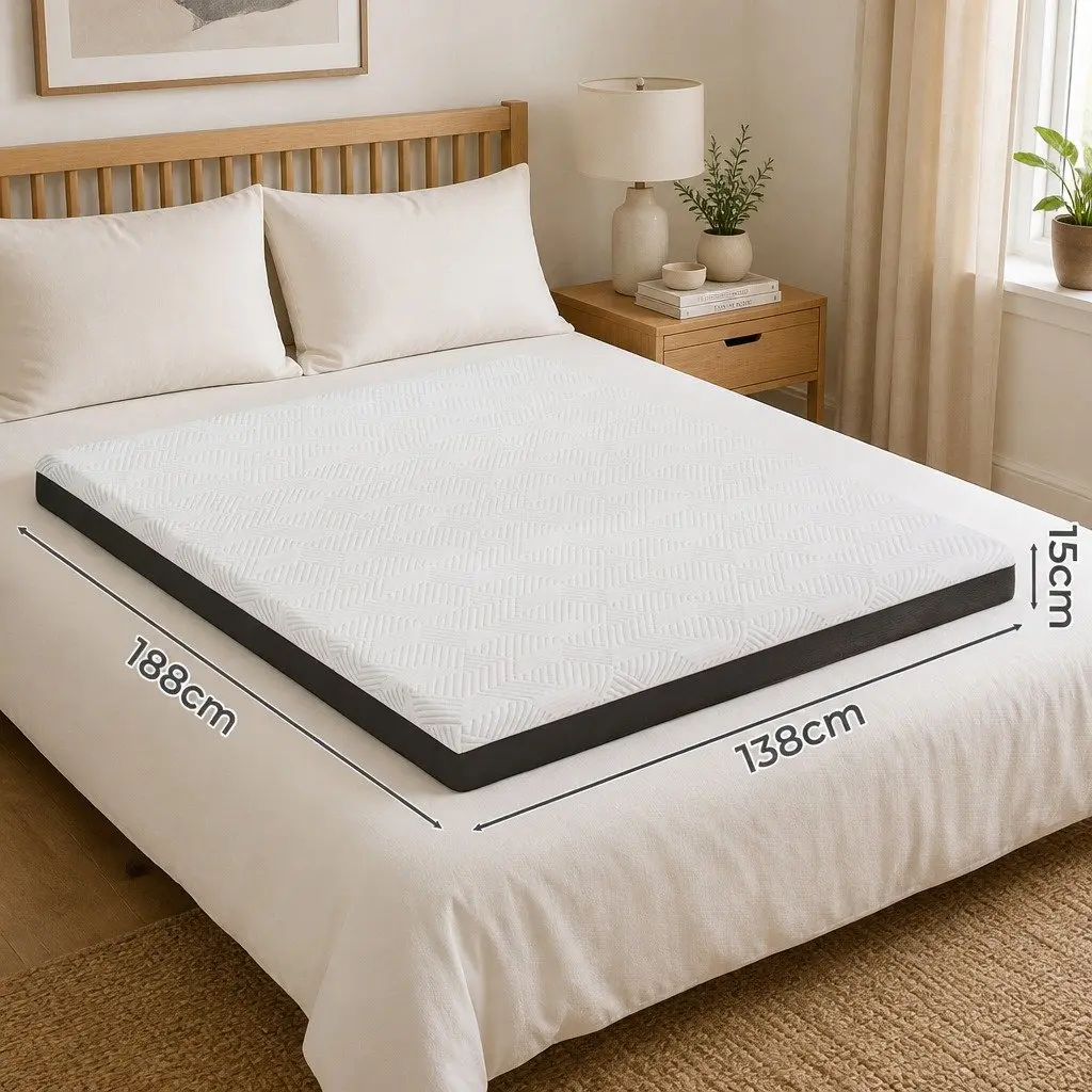 Gel Memory Foam Double Mattress with Cooling Technology
