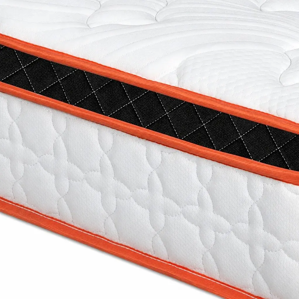 7 Zone Pocket Spring Mattress Medium Firm King Size Hybrid Foam Support