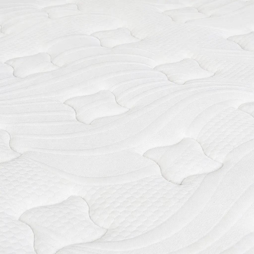 Pocket Spring Mattress Hybrid Foam Medium Firm Queen 7 Zone Support Orthopedic