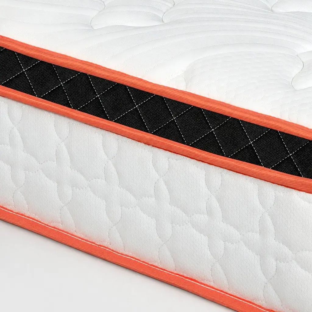 Pocket Spring Mattress Hybrid Foam Medium Firm Queen 7 Zone Support Orthopedic