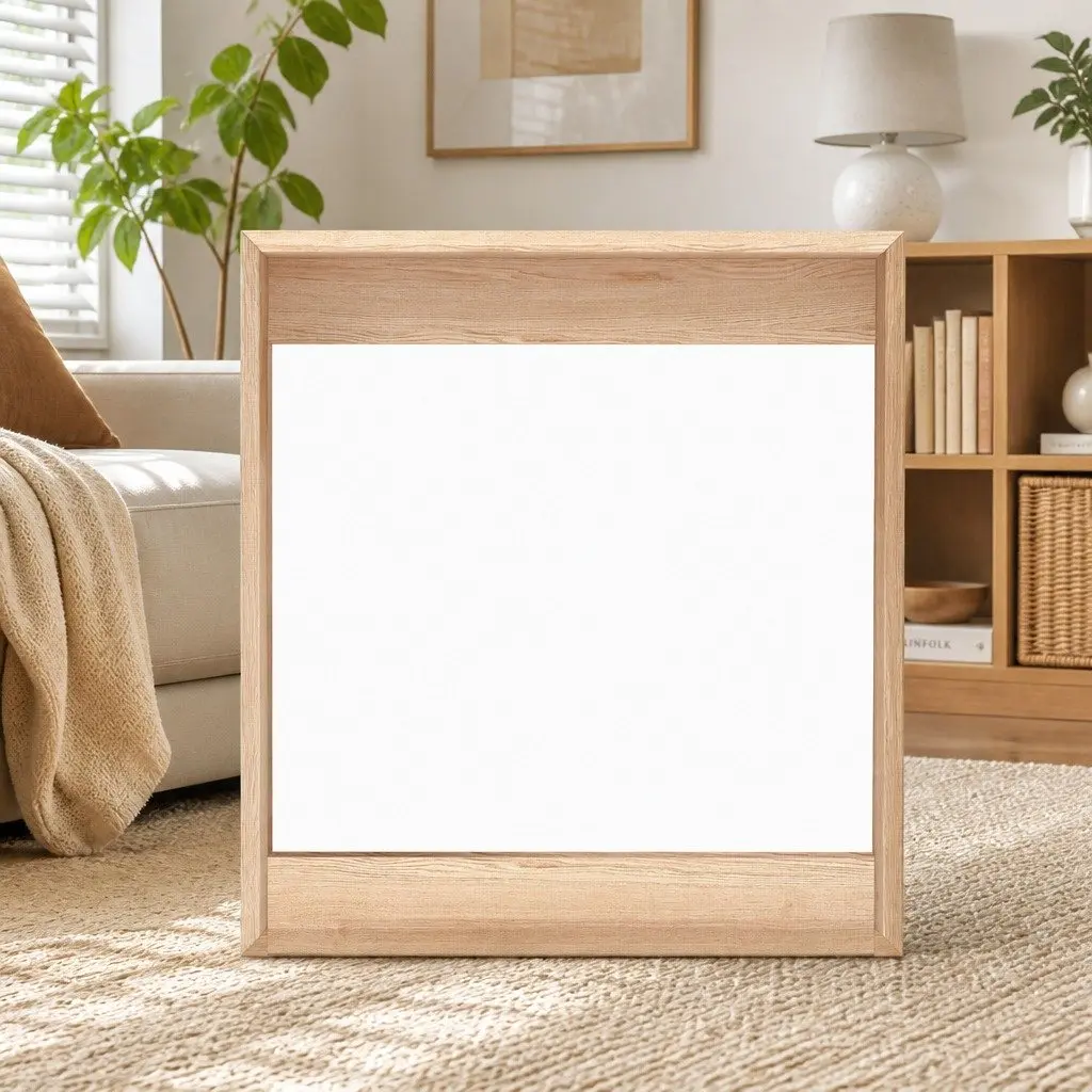 Compact Side Table with Magazine Rack Storage Modern End Table Small Living