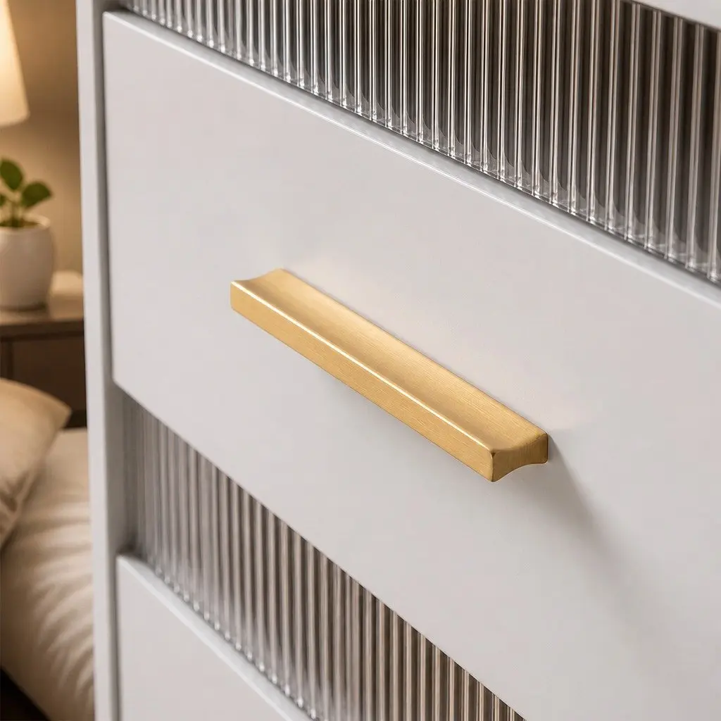 Bedside Table with RGB Lighting and Charging