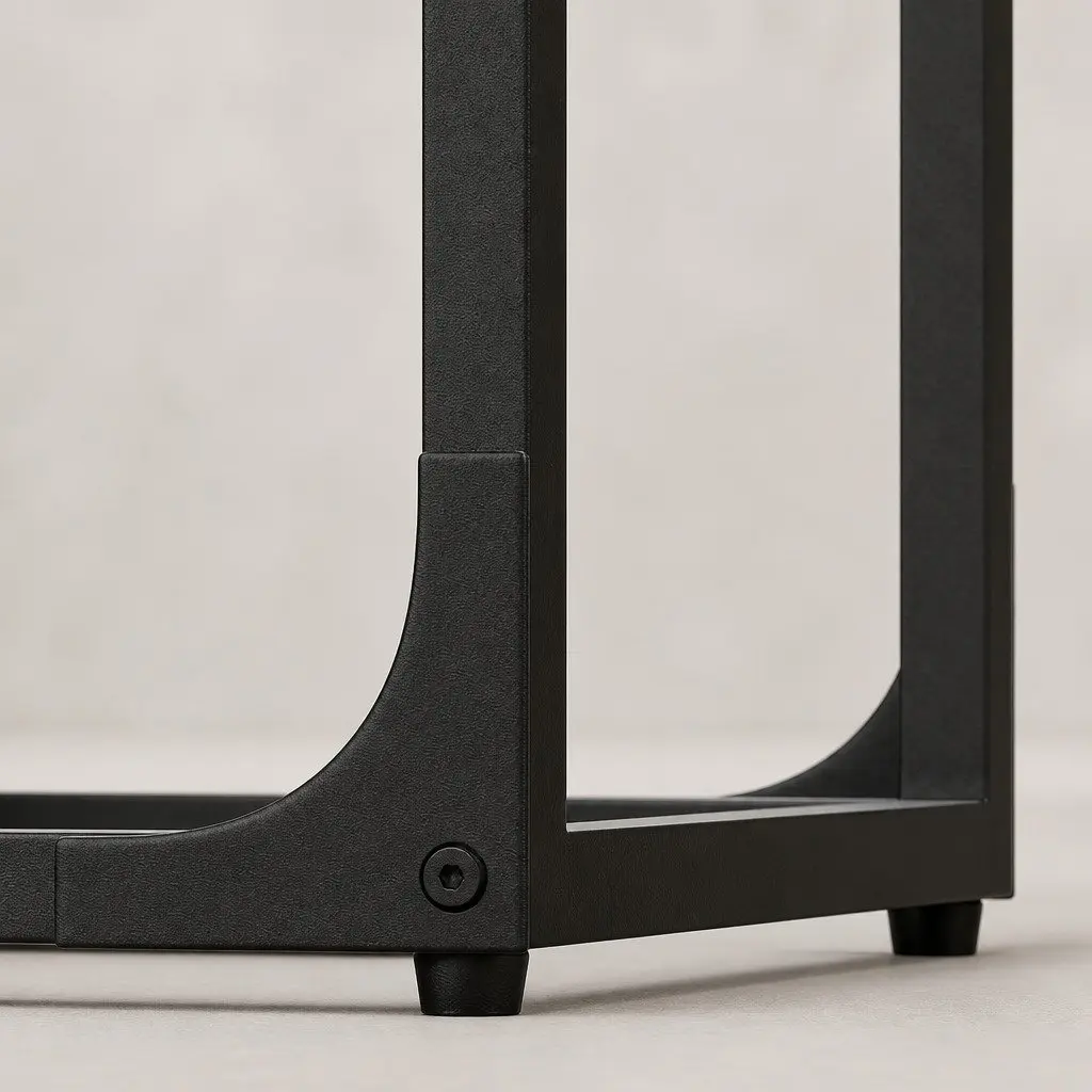C-Shaped End Table for Living Room and Office