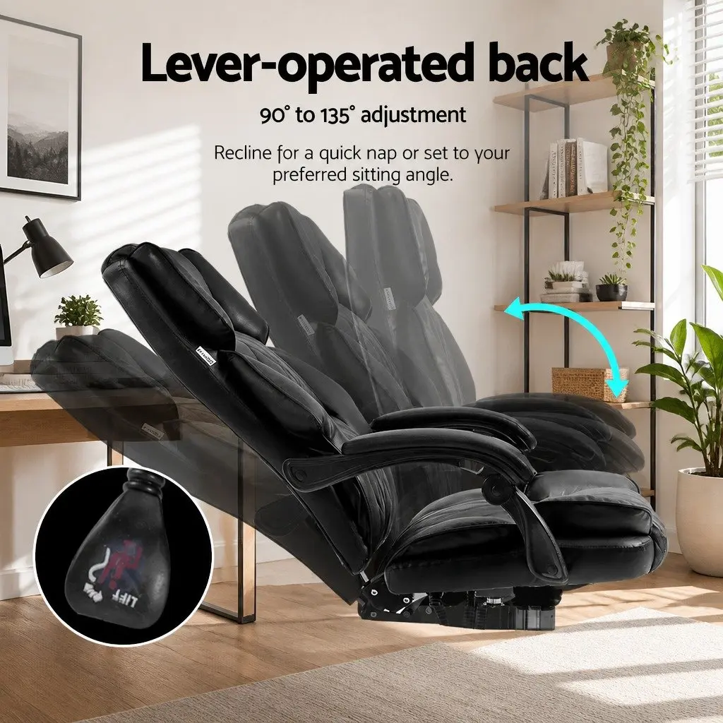 Black Executive Office Recliner Chair