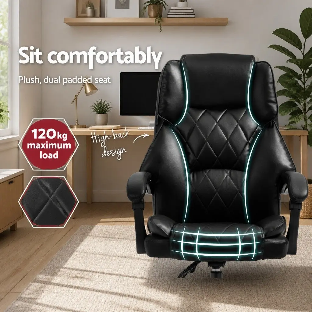 Black Executive Office Recliner Chair