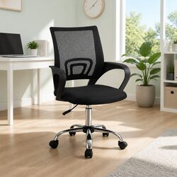 Breathable Mesh Office Chair with Chrome Base