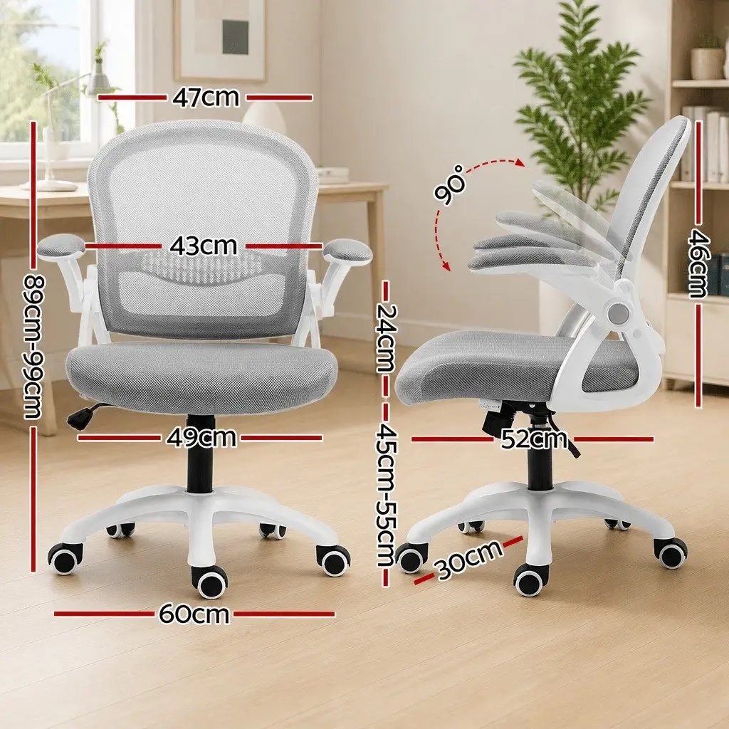 Mid Back Mesh Office Chair for Work and Gaming