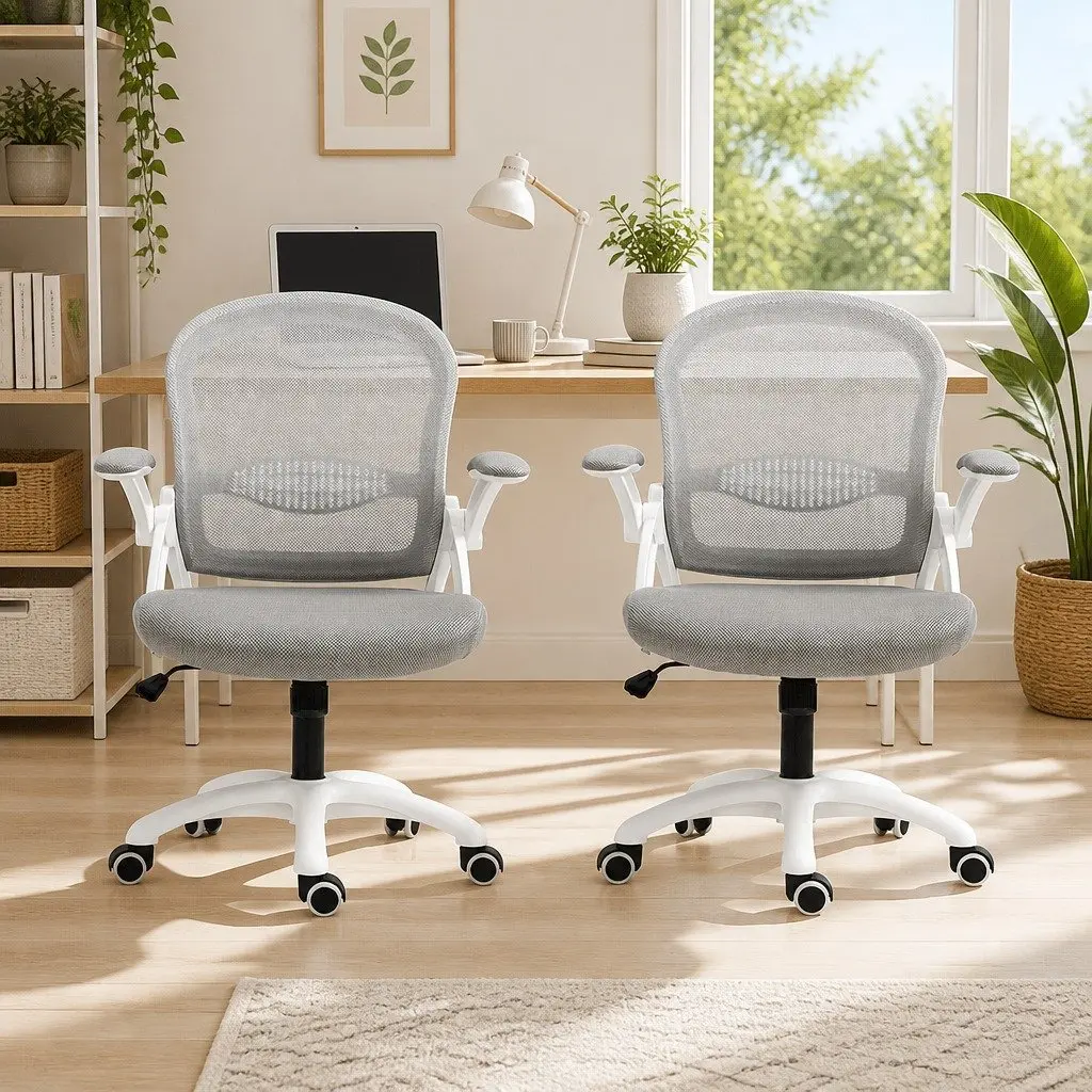 Mid Back Mesh Office Chair for Work and Gaming