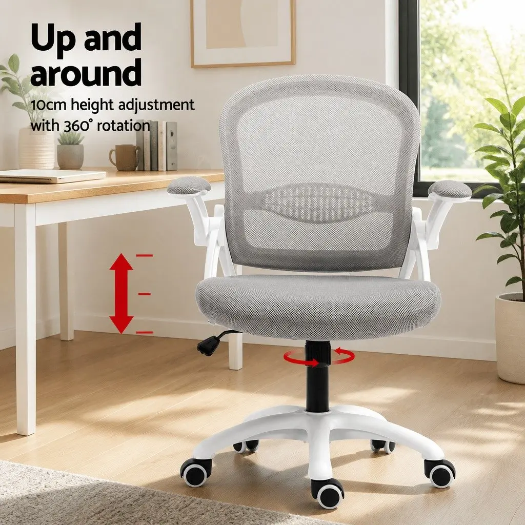 Mid Back Mesh Office Chair for Work and Gaming