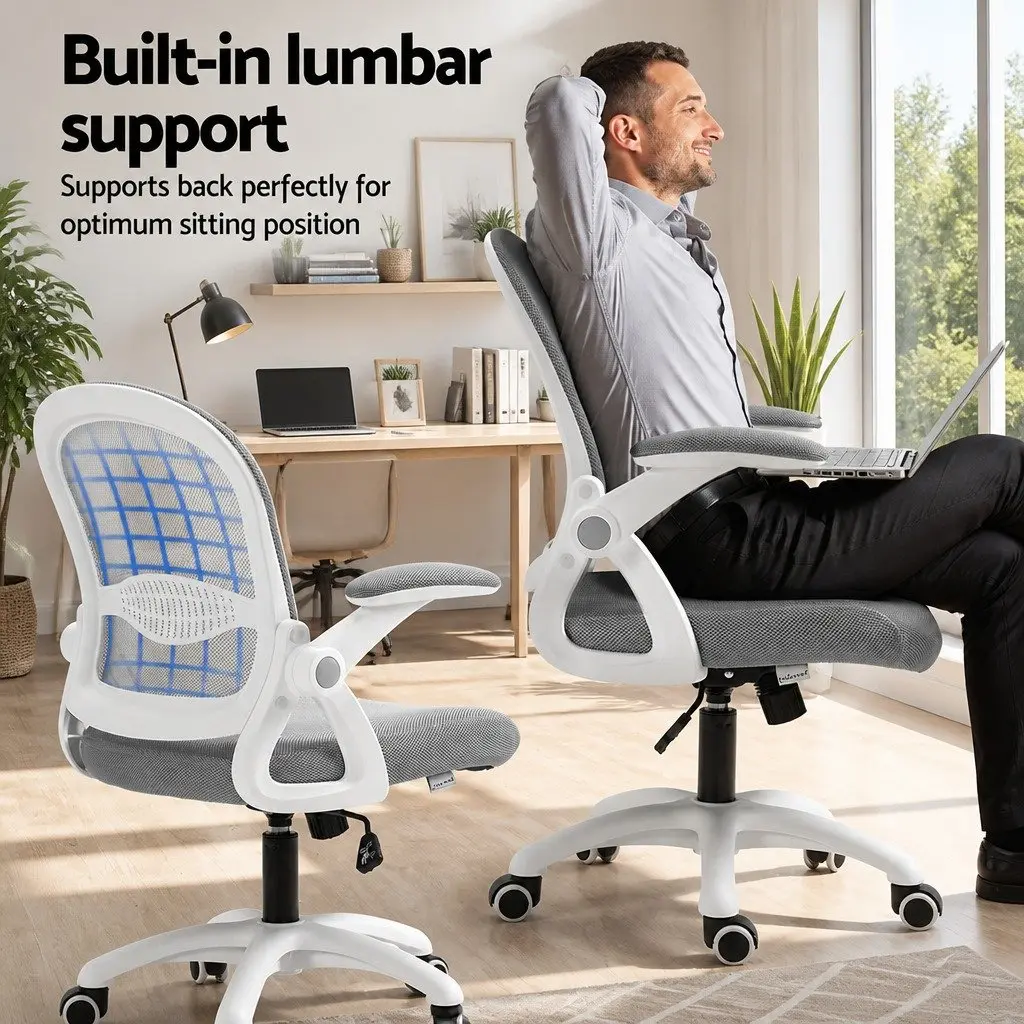 Mid Back Mesh Office Chair for Work and Gaming