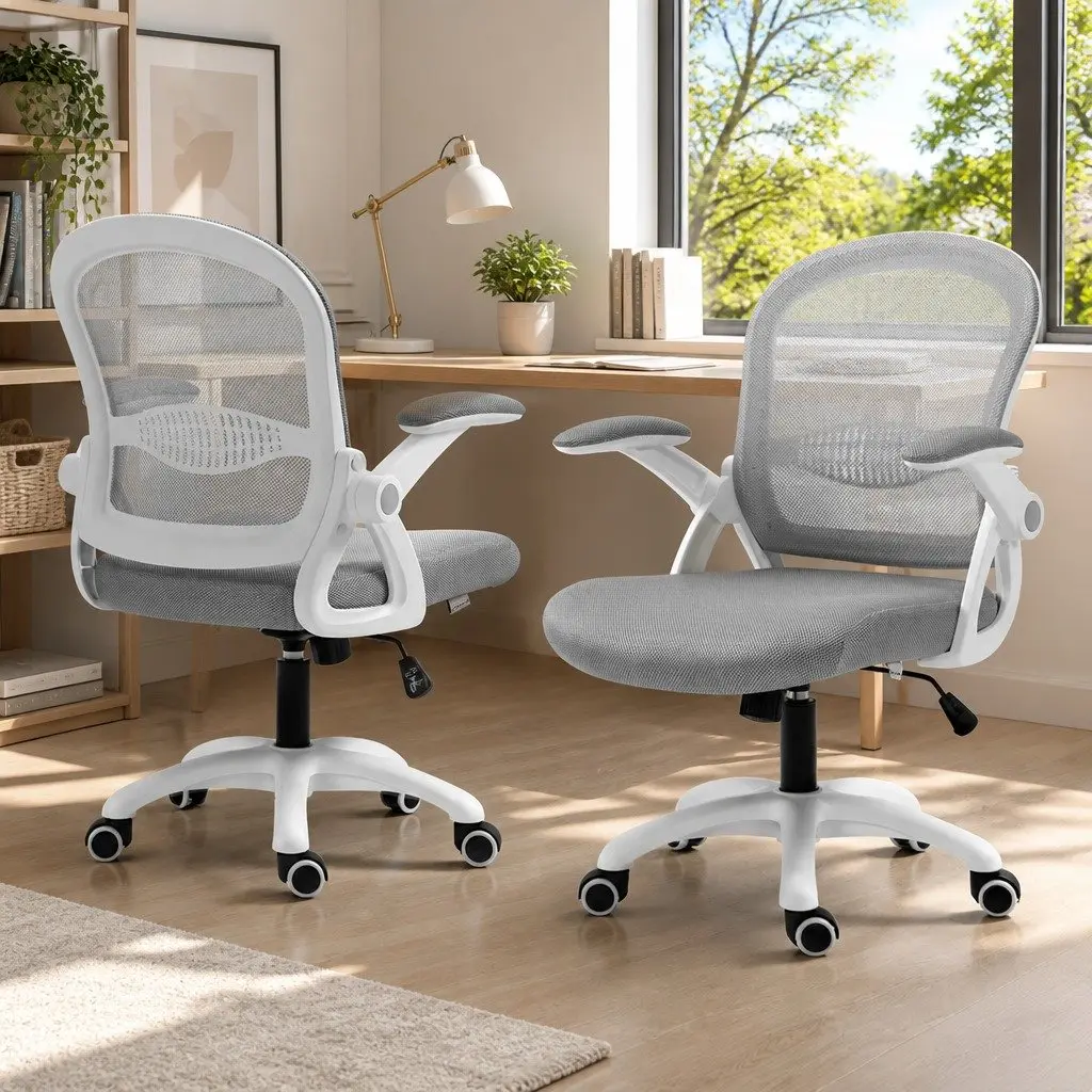 Mid Back Mesh Office Chair for Work and Gaming