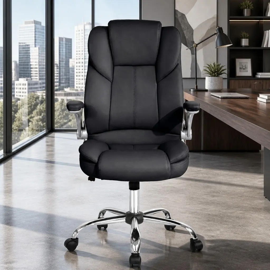 High Back Executive Office Chair in Black