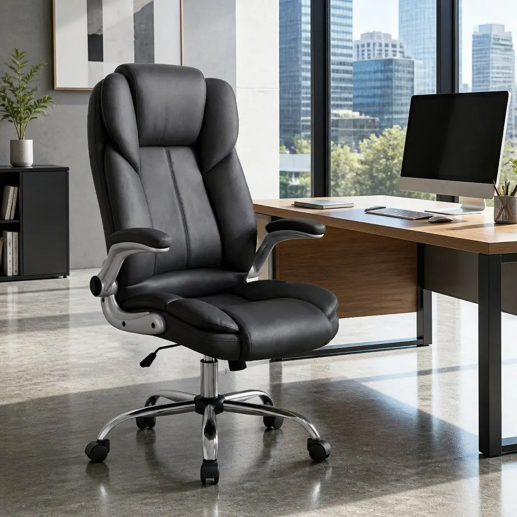 High Back Executive Office Chair in Black