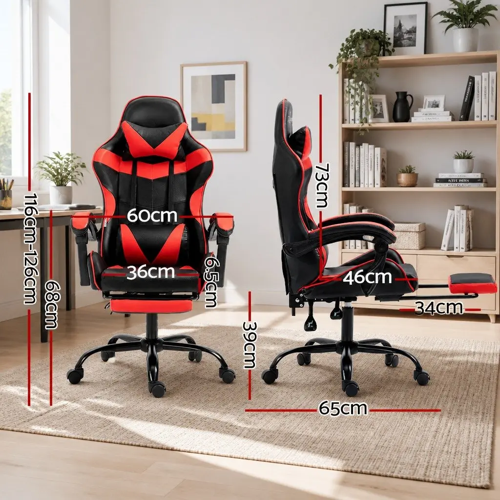 Gaming Office Chair Recliner with Footrest