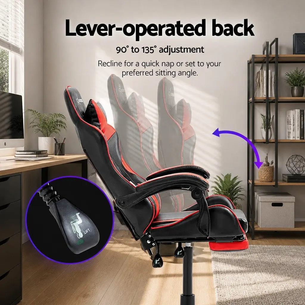 Gaming Office Chair Recliner with Footrest