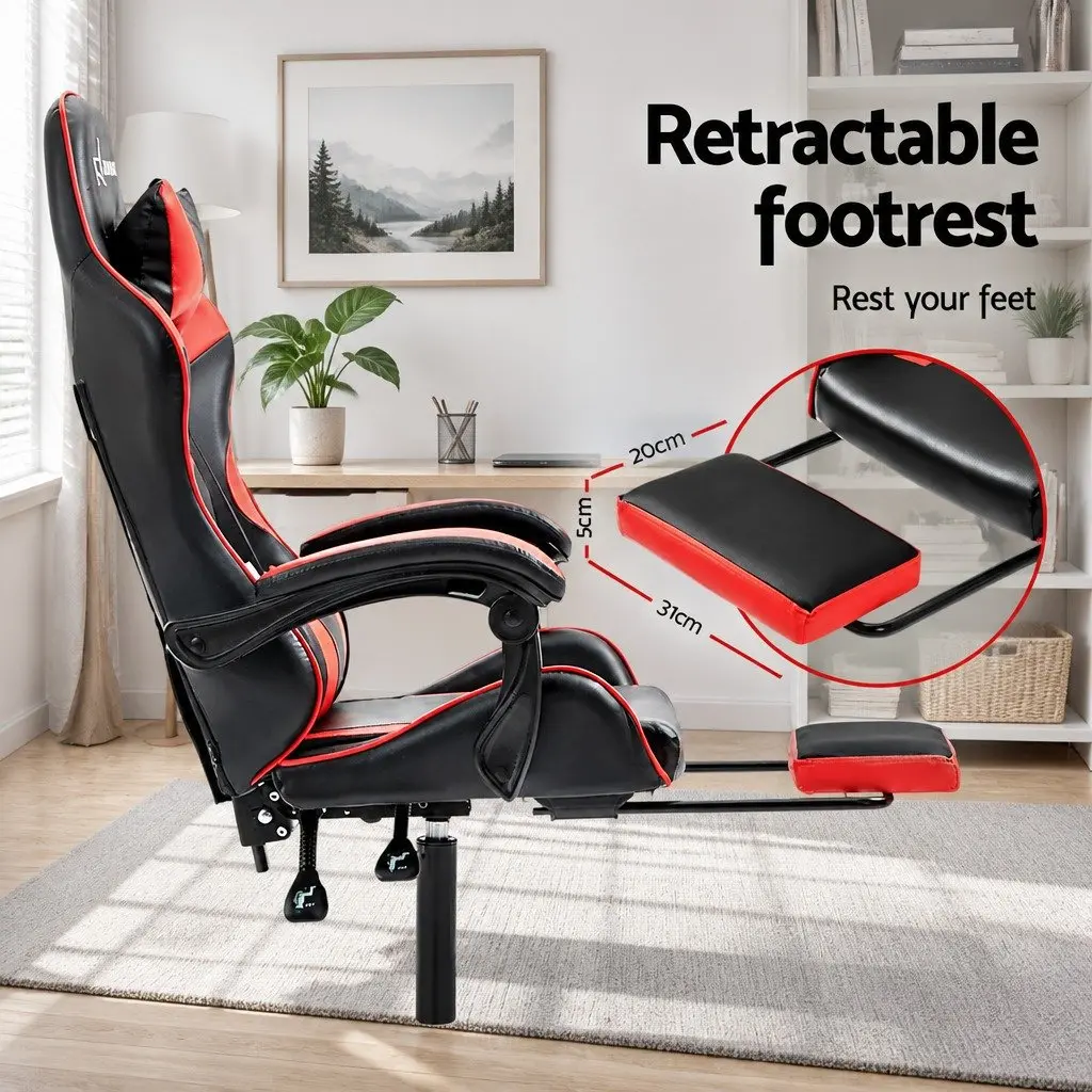 Gaming Office Chair Recliner with Footrest