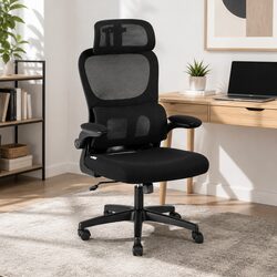 Comfortable High-Back Ergonomic Office Chair with Lumbar Support