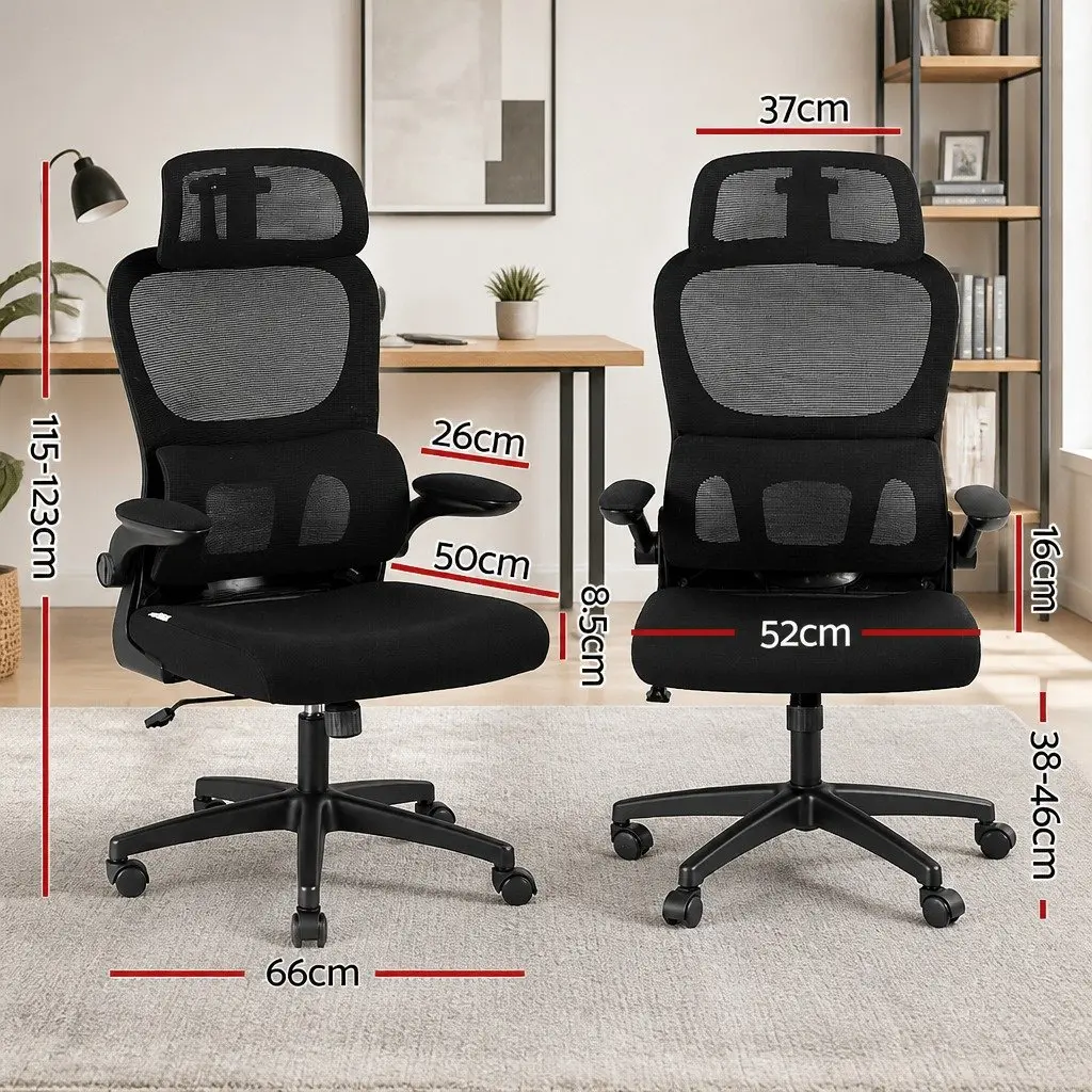 High-Back Ergonomic Office Chair with Lumbar Support