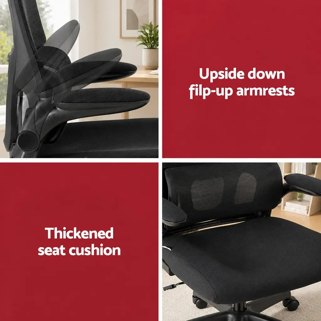 High-Back Ergonomic Office Chair with Lumbar Support