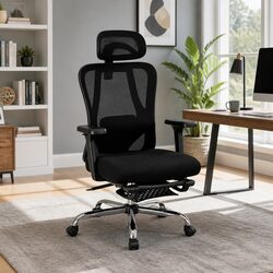 High Back Ergonomic Mesh Office Chair with Adjustable Support