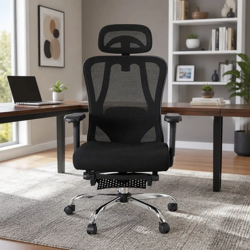 High Back Ergonomic Mesh Office Chair with Adjustable Support