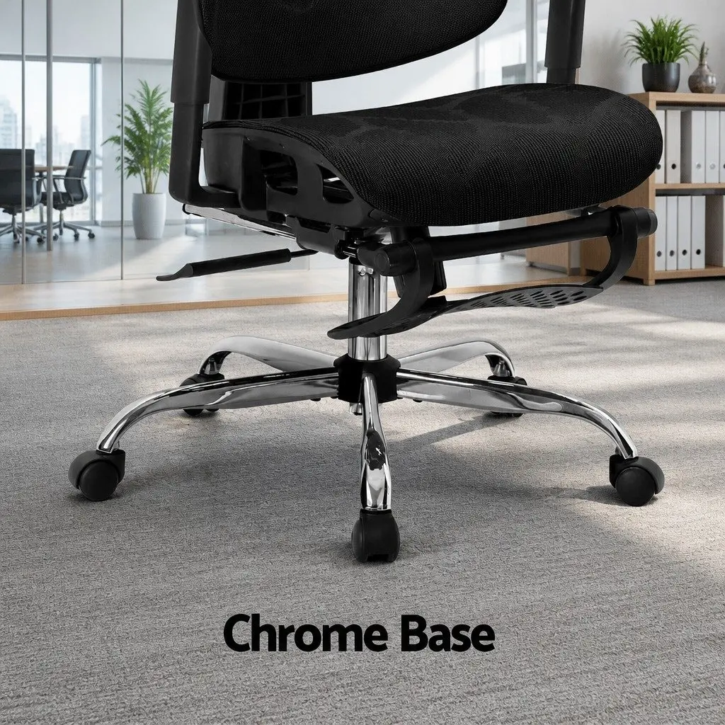 High Back Ergonomic Office Chair with Footrest