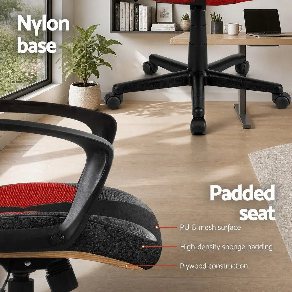 Gaming Office Chair Red Computer Desk Seat High Back Swivel Tilt Adjustable