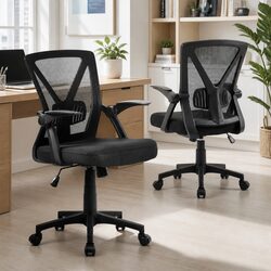 Comfortable Mid Back Mesh Office Chair with Lumbar Support