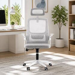 High-Back Ergonomic Office Chair with Adjustable Headrest