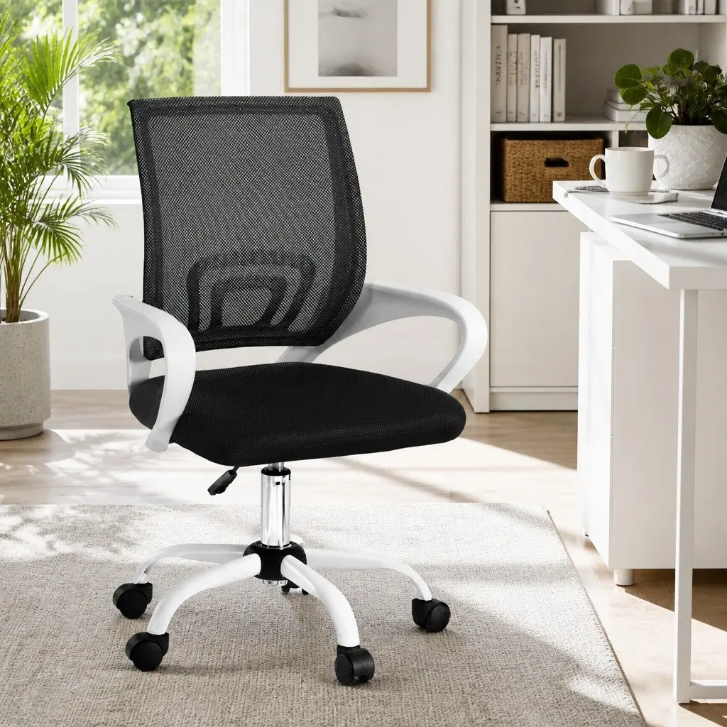 Mid Back Mesh Office Chair with Chrome Base
