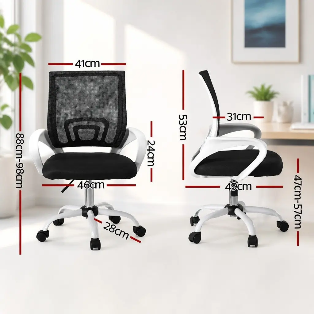 Mid Back Mesh Office Chair with Chrome Base