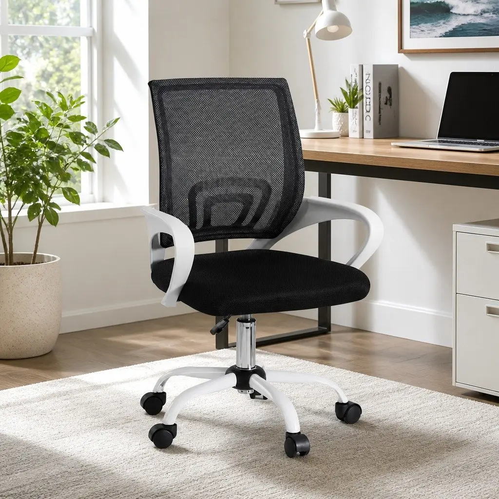 Mid Back Mesh Office Chair with Chrome Base