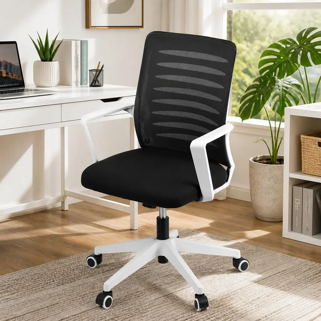 Ergonomic Office Chair Mesh Computer Desk Chair with Lumbar Support Height