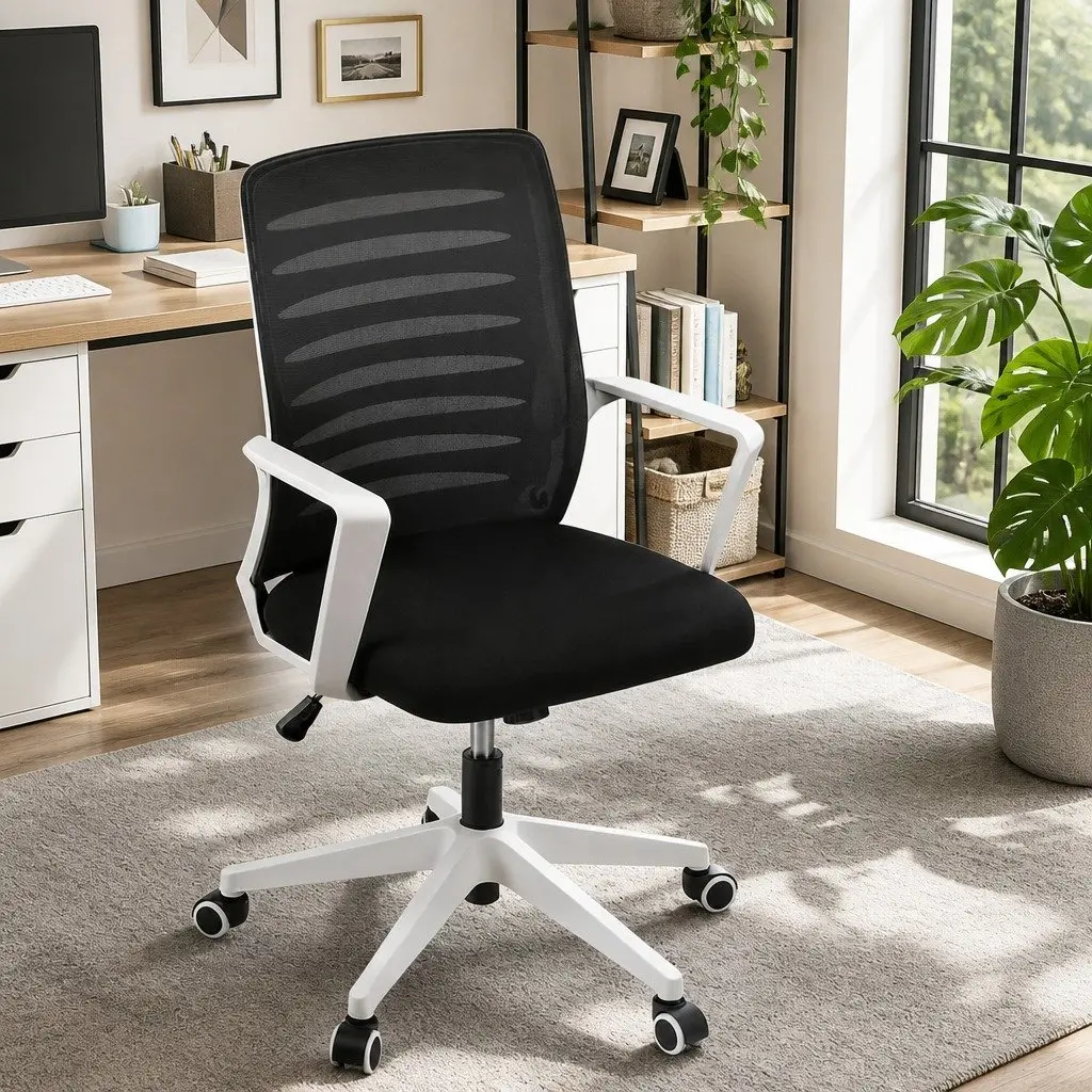 Ergonomic Office Chair Mesh Computer Desk Chair with Lumbar Support Height