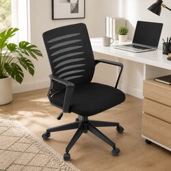 Mid Back Mesh Office Chair with Lumbar Support