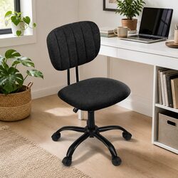 Comfortable Armless Office Chair with 360° Swivel