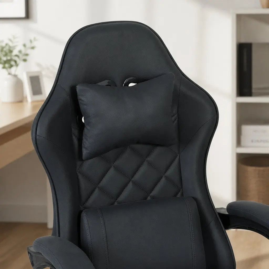 Ergonomic High Back Gaming Chair with Footrest