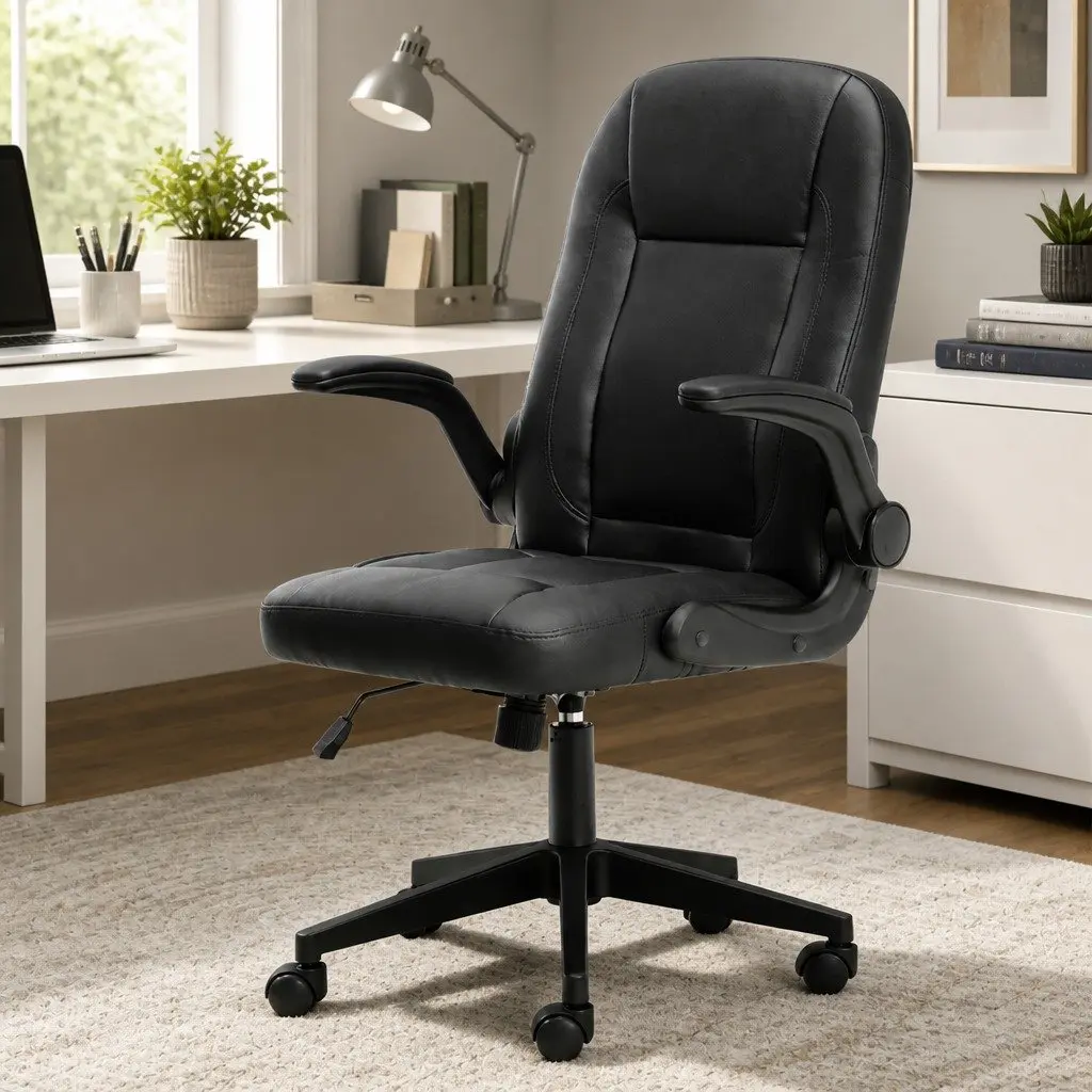 Ergonomic Executive Office Chair with High Back Support