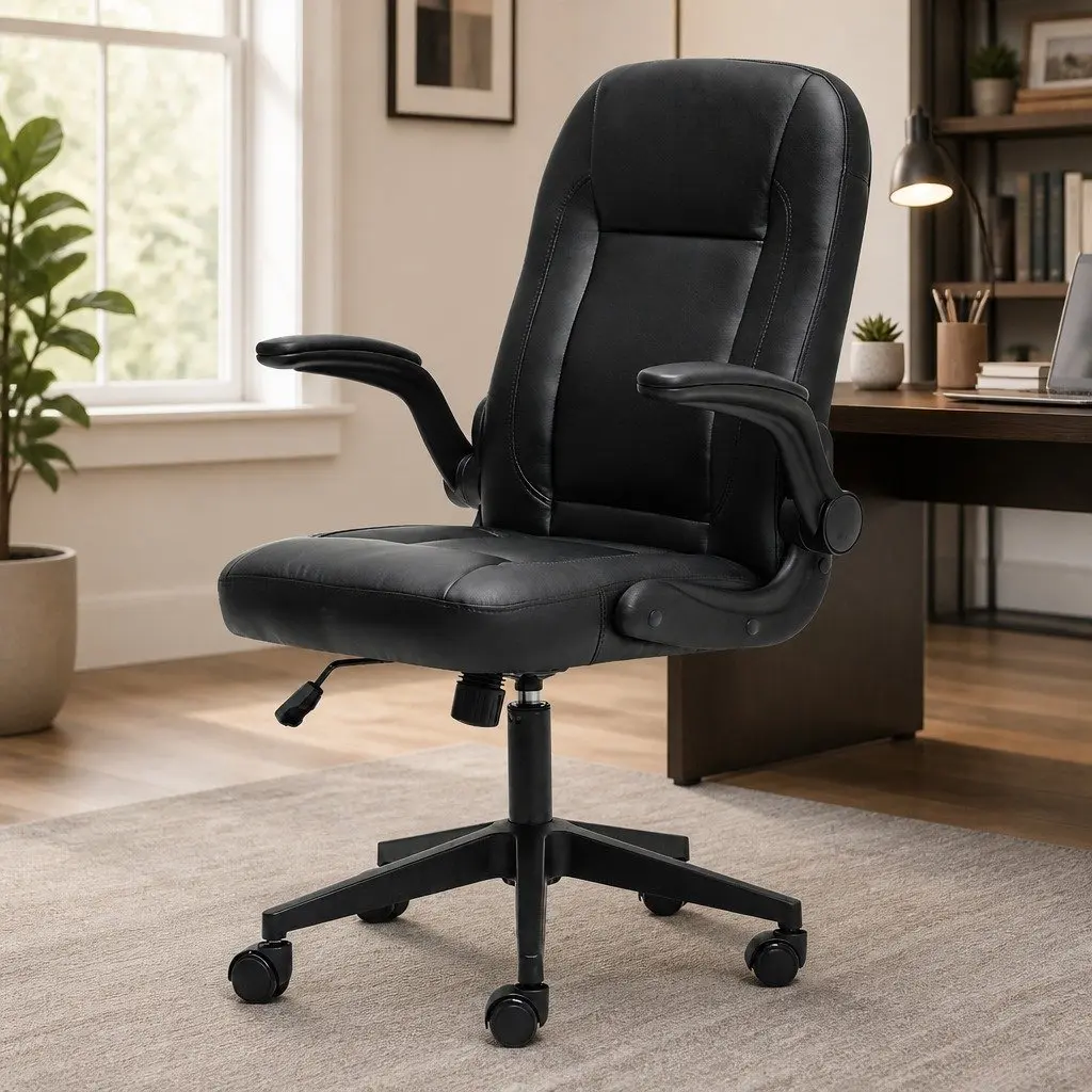 Ergonomic Executive Office Chair with High Back Support