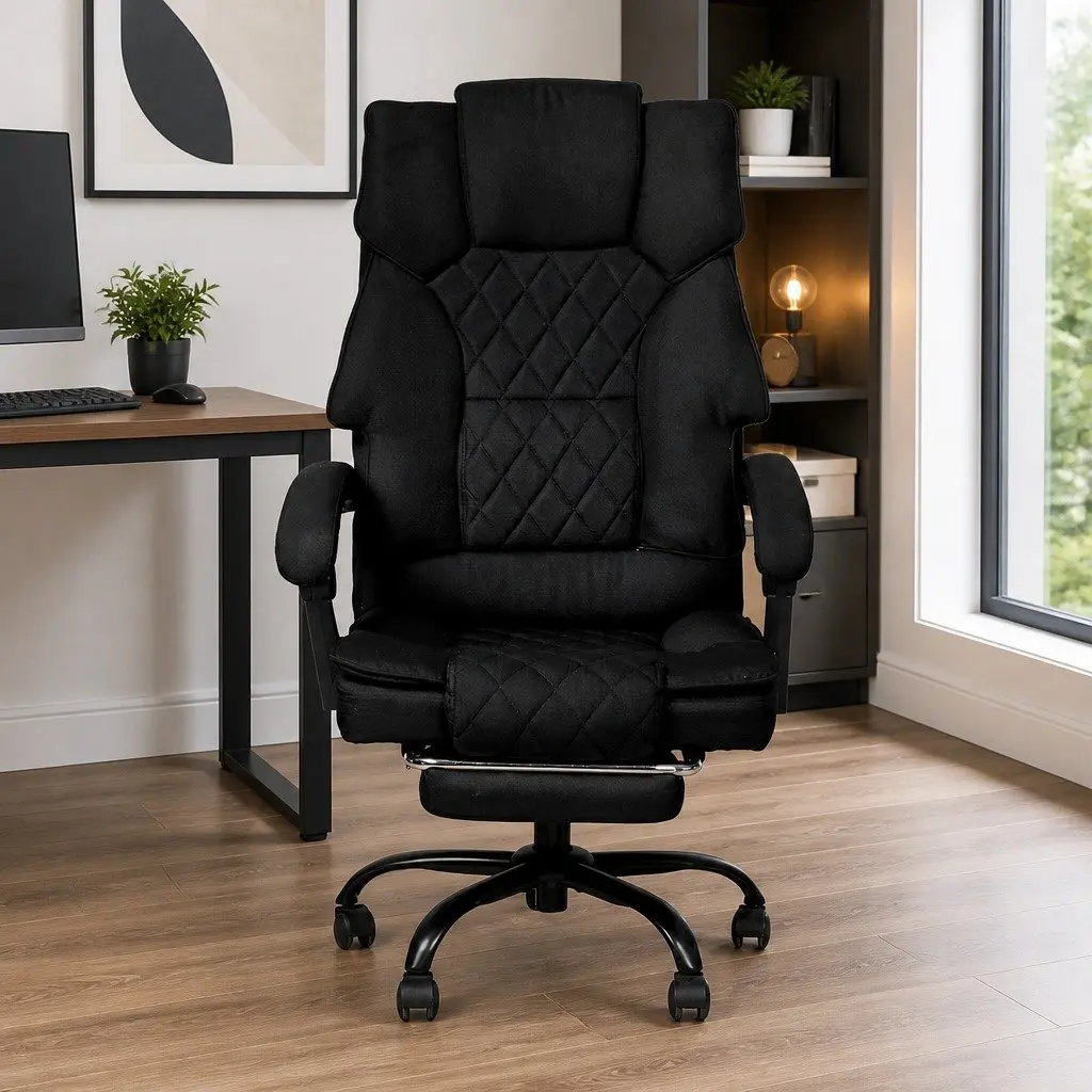 Ergonomic Office Chair with Footrest
