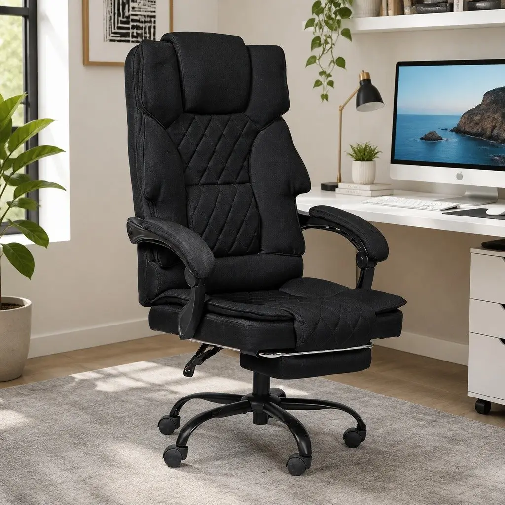 Ergonomic Office Chair with Footrest