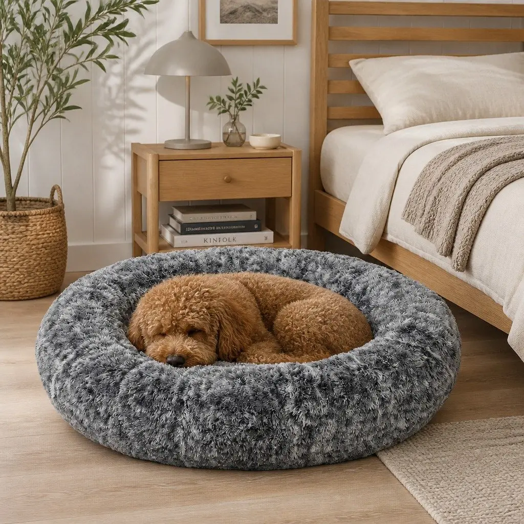 Memory Foam Floor Bed Cushion Charcoal 180cm x 140cm Polyester Removable Cover